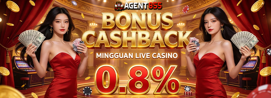 Komisi Live casino 0,8%