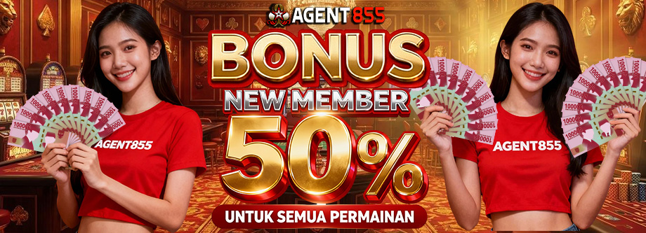 BONUS MEMBER BARU 50%